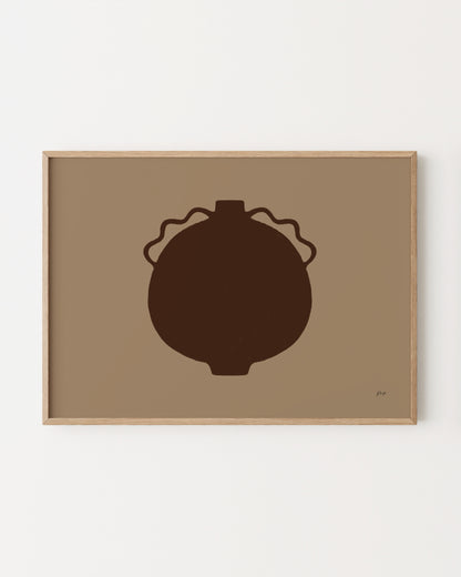 Minimalist Ceramic Vase Printable Wall Art