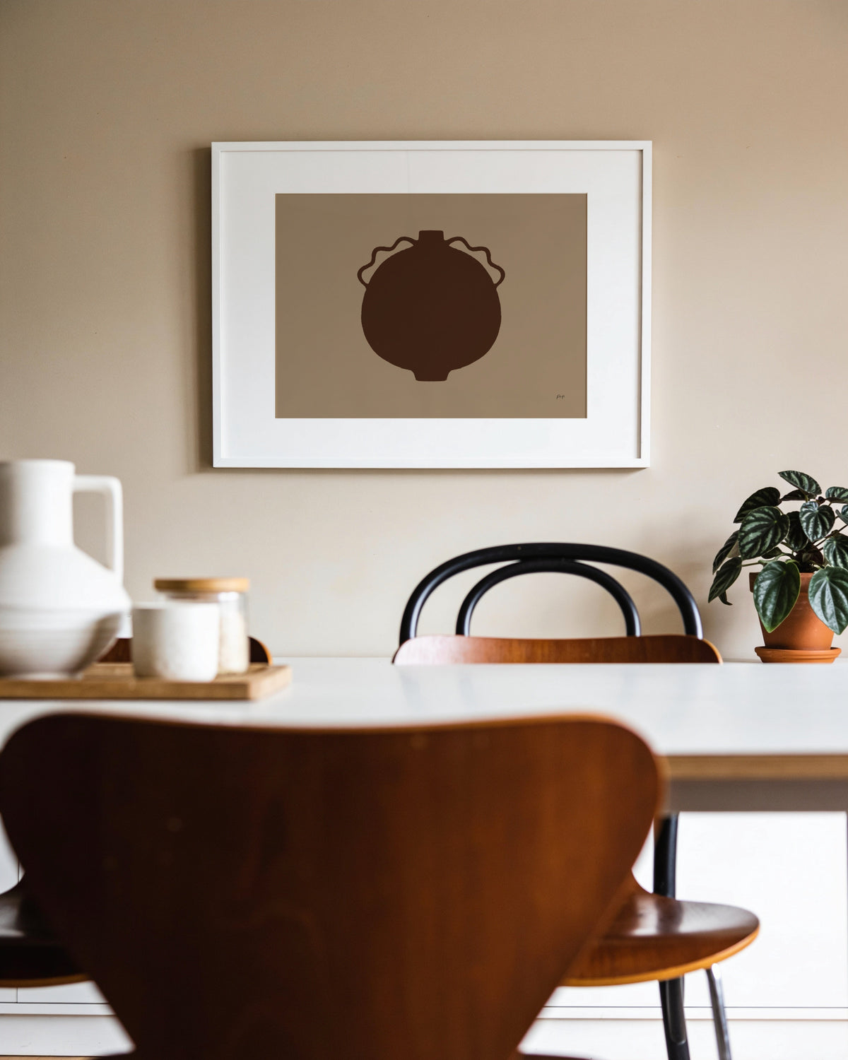 Minimalist Ceramic Vase Printable Wall Art