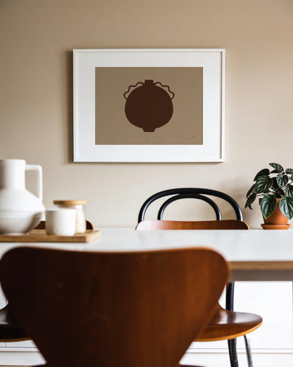 Minimalist Ceramic Vase Printable Wall Art