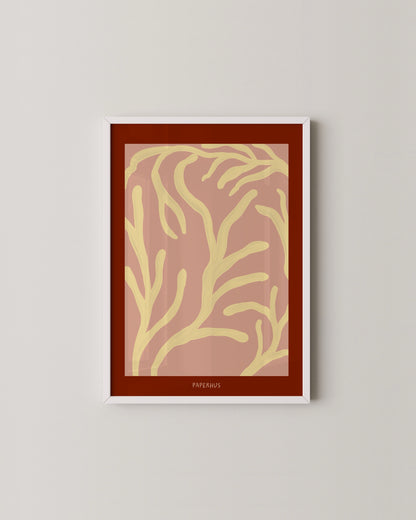 Coral Print- Wall Art -Paperhus- Printable wall art - Instant downloads - DIY home decor -Paperhus