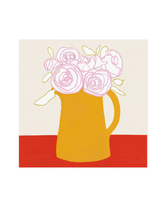 Pink Blooms Print original printable wall art by Paperhus