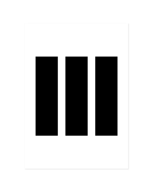 Black Stripes Print original printable wall art by Paperhus