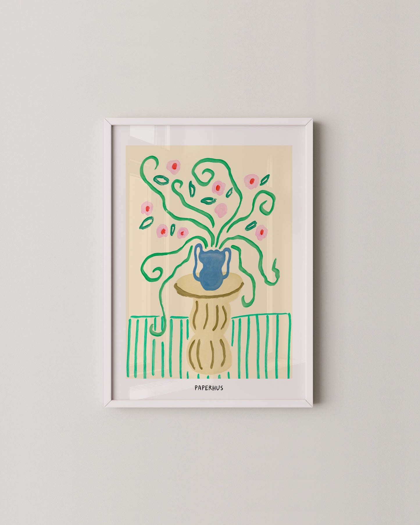 Playful Floral Print- Wall Art -Paperhus- Printable wall art - Instant downloads - DIY home decor -Paperhus