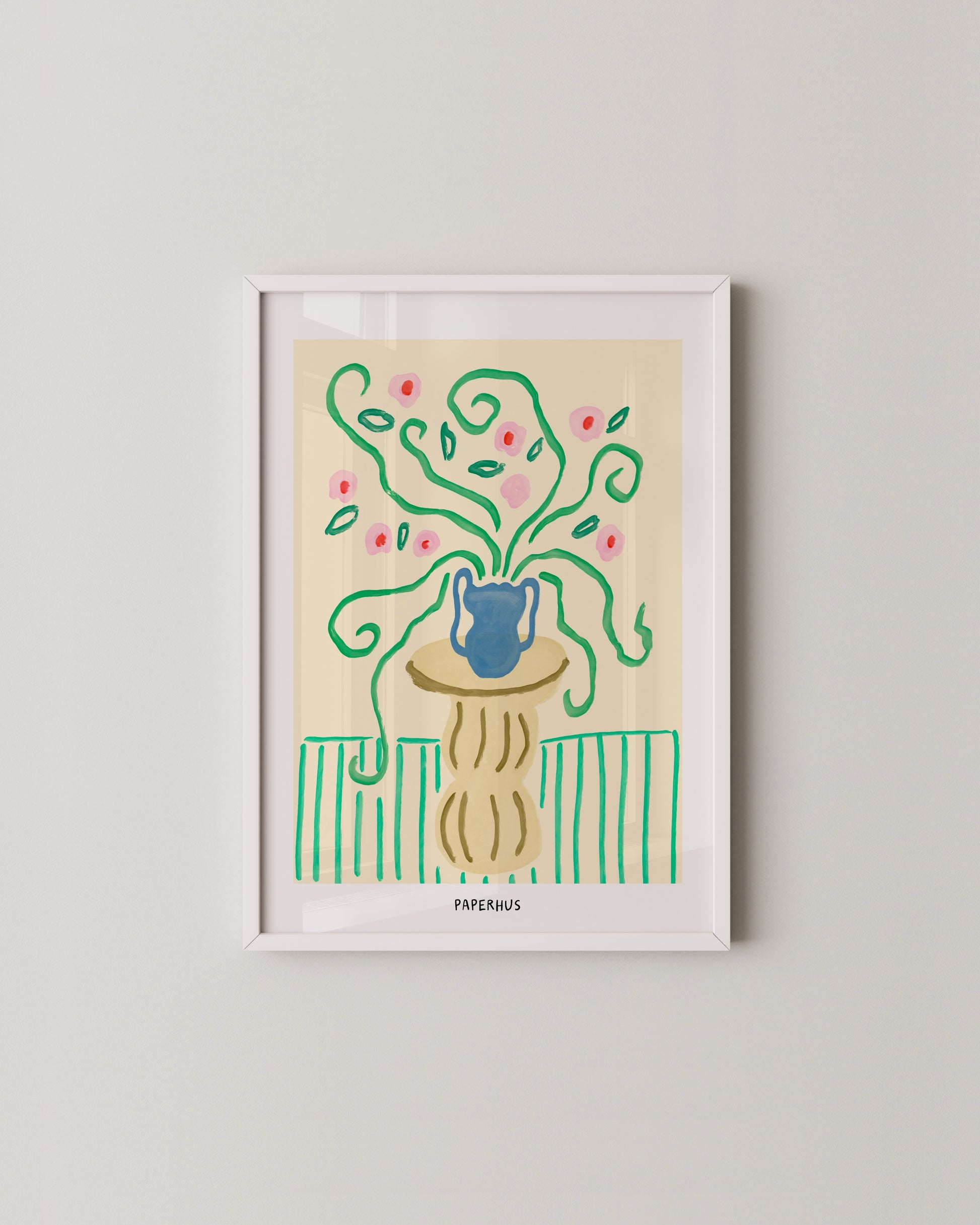 Playful Floral Print- Wall Art -Paperhus- Printable wall art - Instant downloads - DIY home decor -Paperhus
