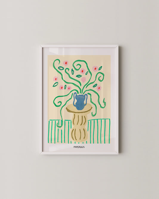 Playful Floral Print- Wall Art -Paperhus- Printable wall art - Instant downloads - DIY home decor -Paperhus