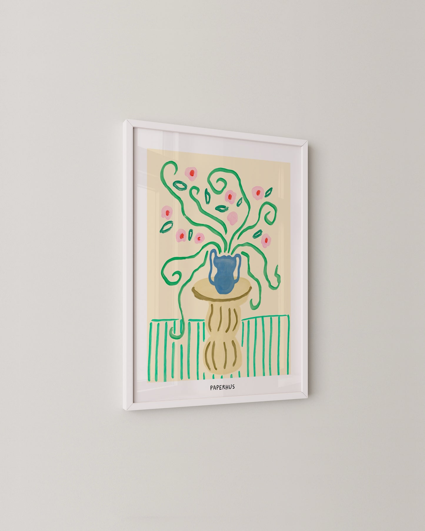 Playful Floral Print- Wall Art -Paperhus- Printable wall art - Instant downloads - DIY home decor -Paperhus