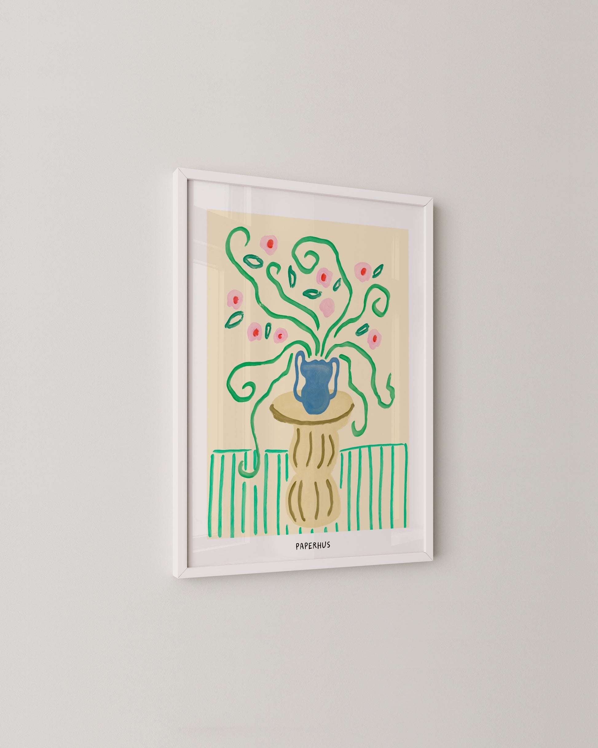 Playful Floral Print- Wall Art -Paperhus- Printable wall art - Instant downloads - DIY home decor -Paperhus