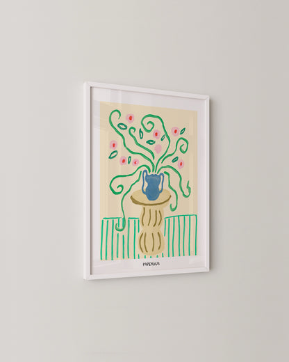 Playful Floral Print- Wall Art -Paperhus- Printable wall art - Instant downloads - DIY home decor -Paperhus