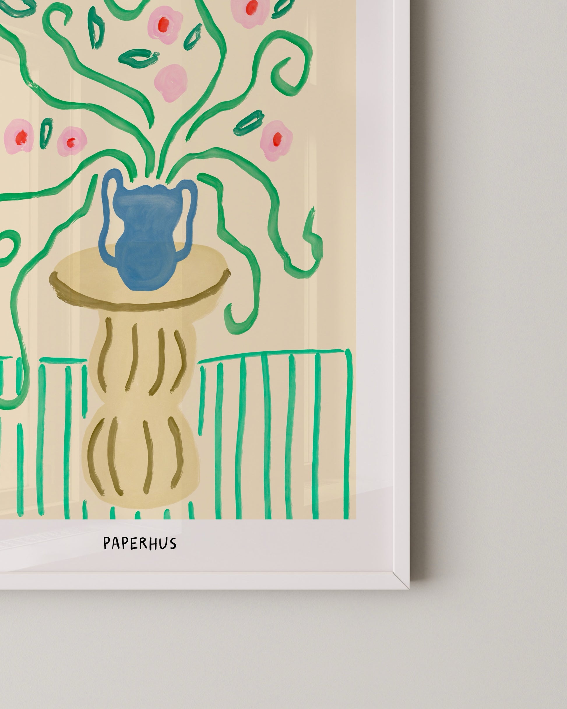 Playful Floral Print- Wall Art -Paperhus- Printable wall art - Instant downloads - DIY home decor -Paperhus