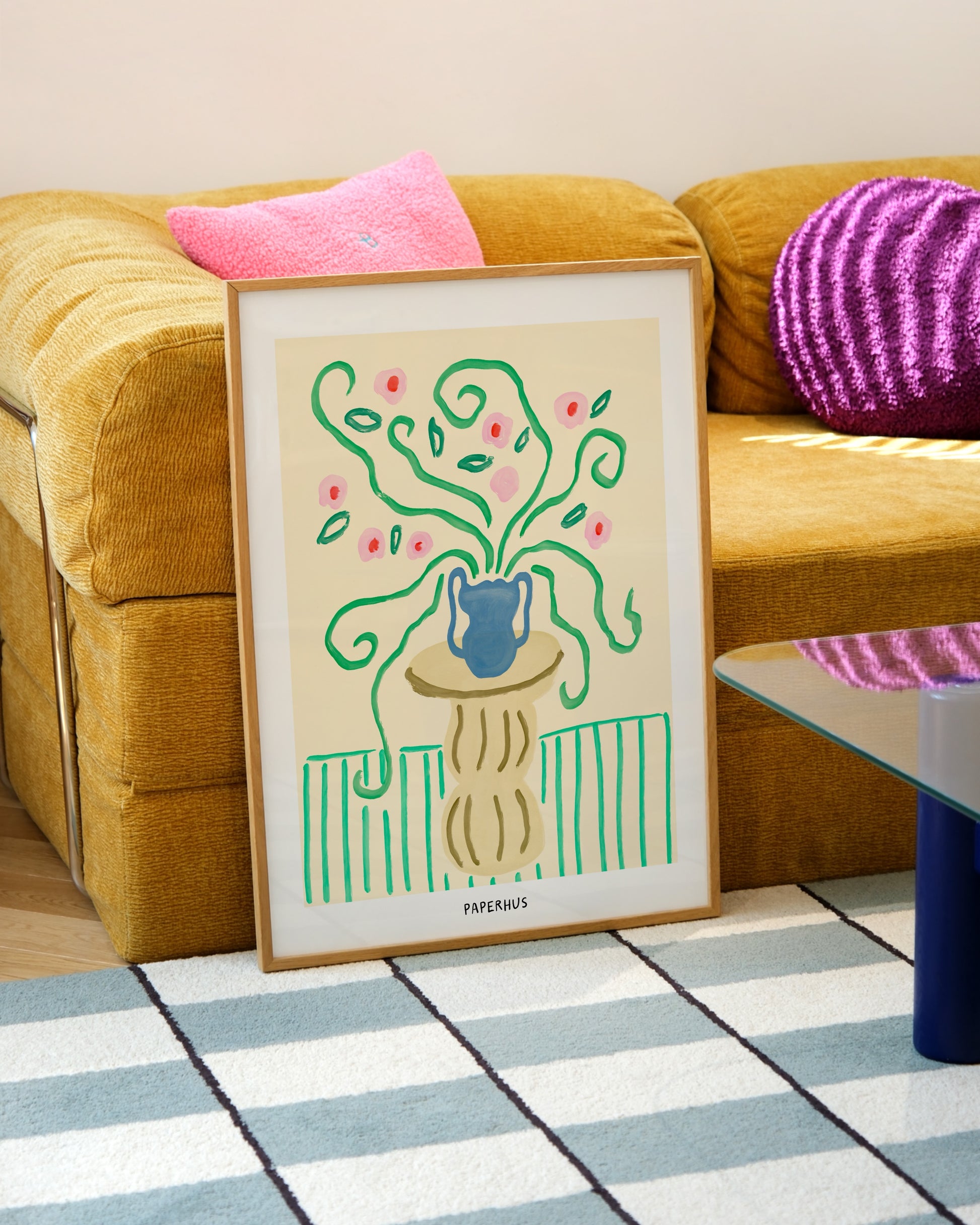 Playful Floral Print- Wall Art -Paperhus- Printable wall art - Instant downloads - DIY home decor -Paperhus
