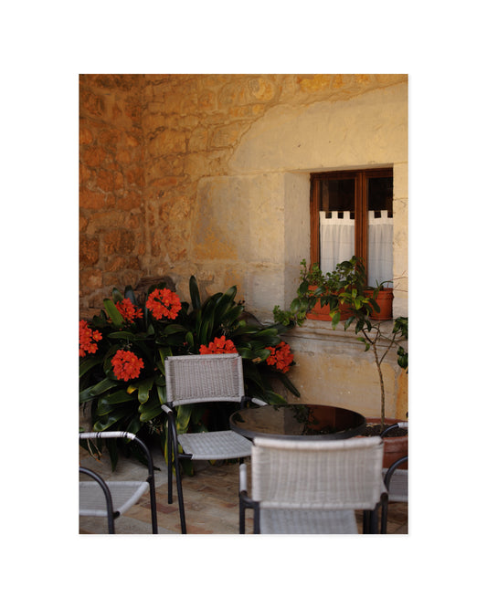 Rustic Patio Print original printable wall art by Paperhus