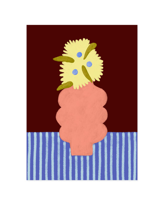 Playful Vase Print original printable wall art by Paperhus
