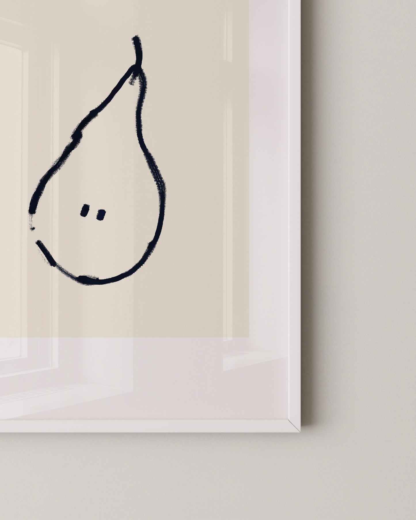 Pear Doodle Print- Wall Art -Paperhus- Printable wall art - Instant downloads - DIY home decor -Paperhus