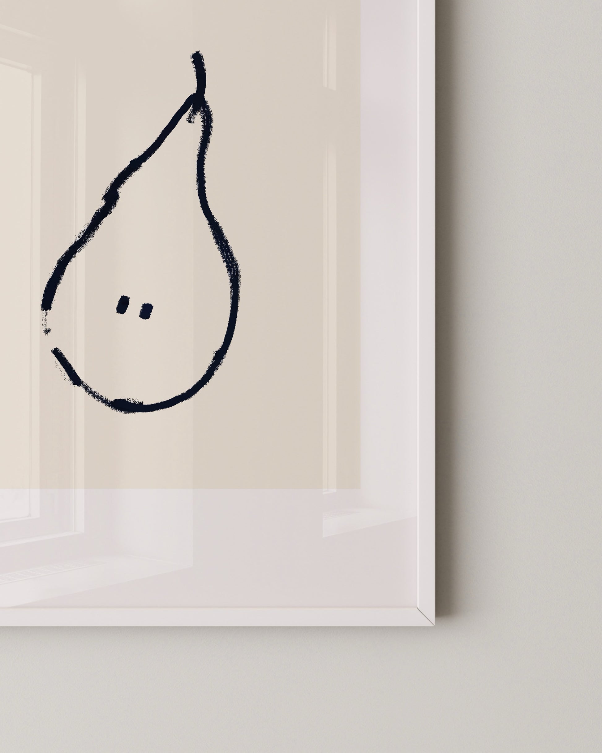 Pear Doodle Print- Wall Art -Paperhus- Printable wall art - Instant downloads - DIY home decor -Paperhus