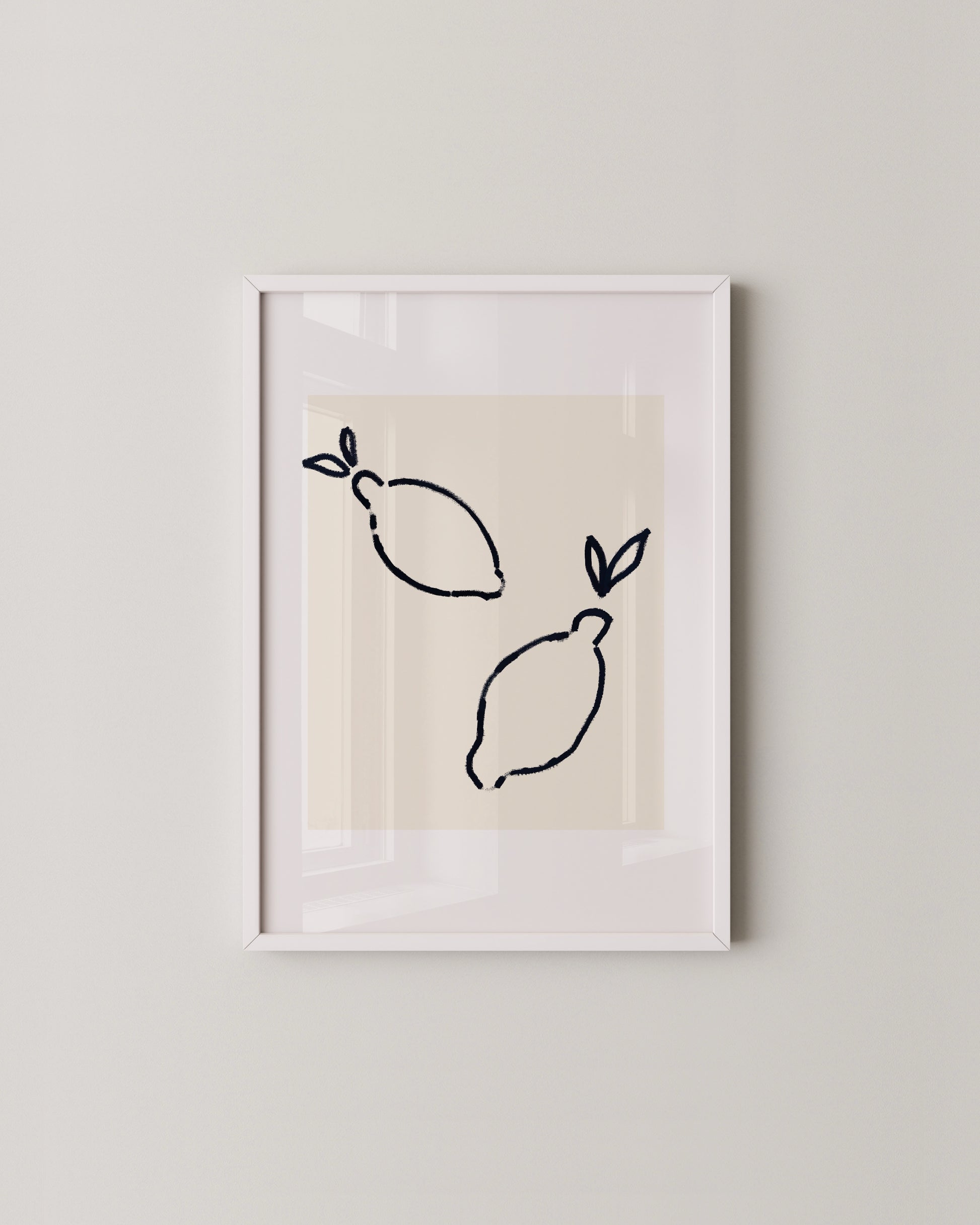 Fruit Doodle Print Set- Wall Art -Paperhus- Printable wall art - Instant downloads - DIY home decor -Paperhus