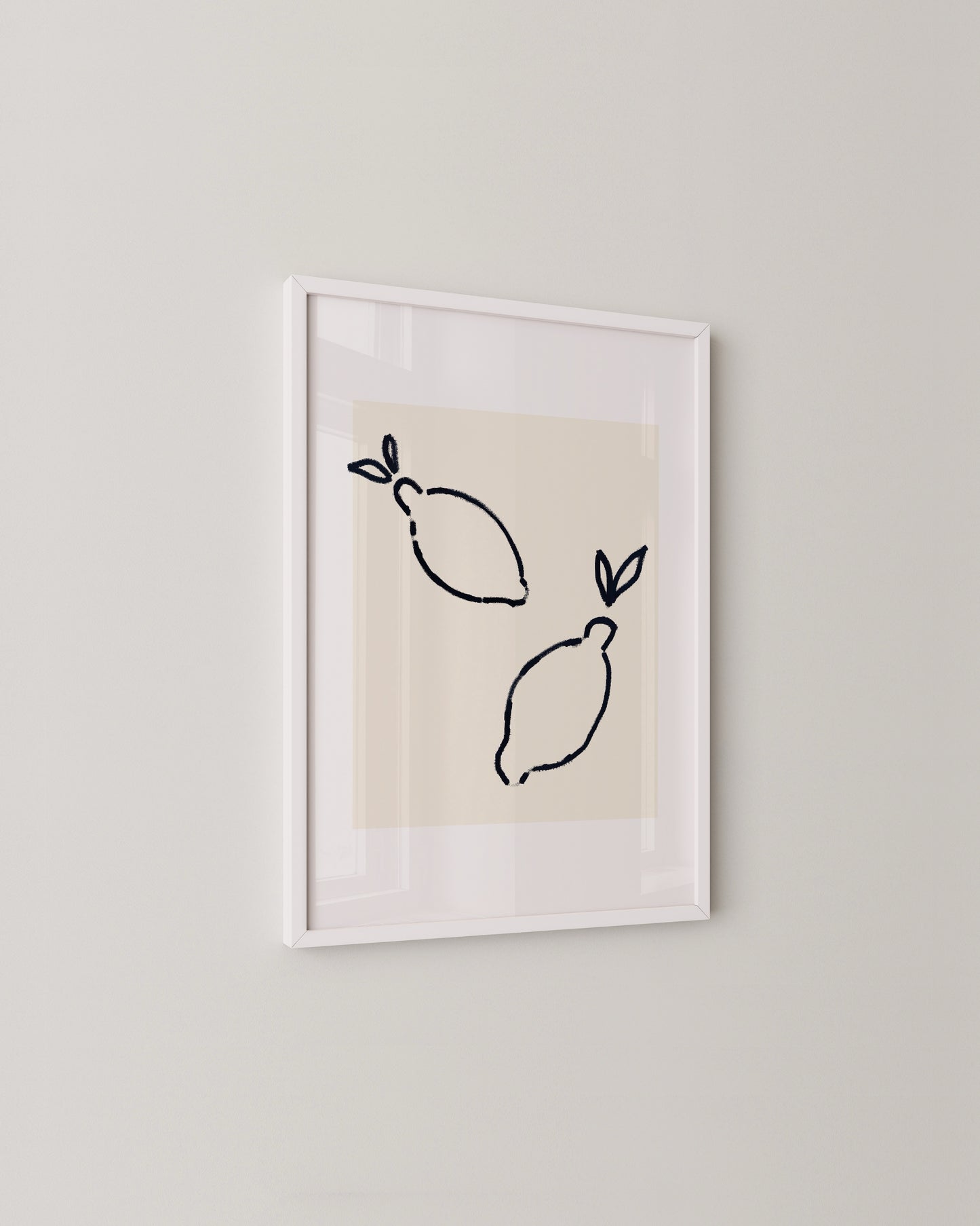 Lemon Doodle Print- Wall Art -Paperhus- Printable wall art - Instant downloads - DIY home decor -Paperhus