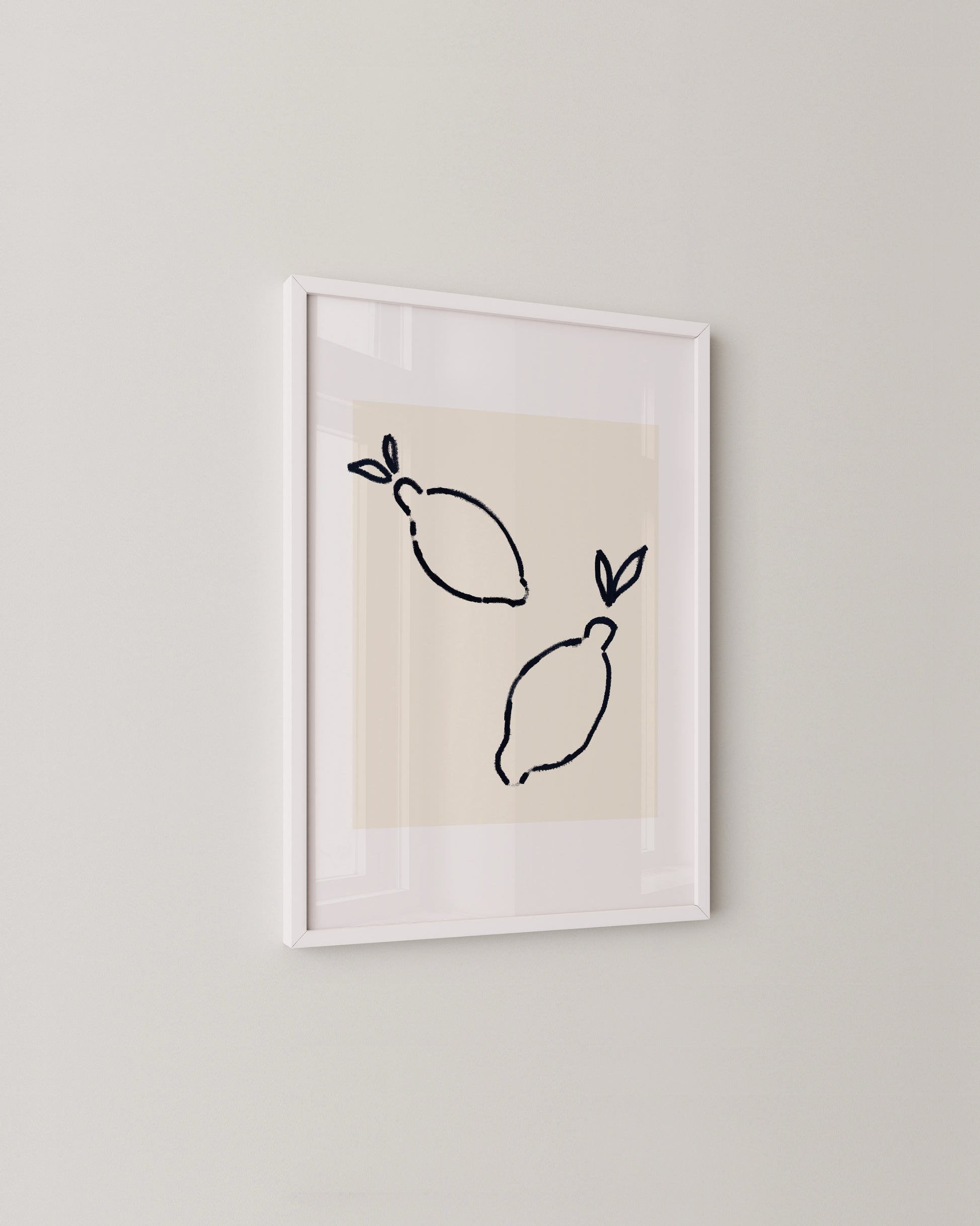 Lemon Doodle Print- Wall Art -Paperhus- Printable wall art - Instant downloads - DIY home decor -Paperhus