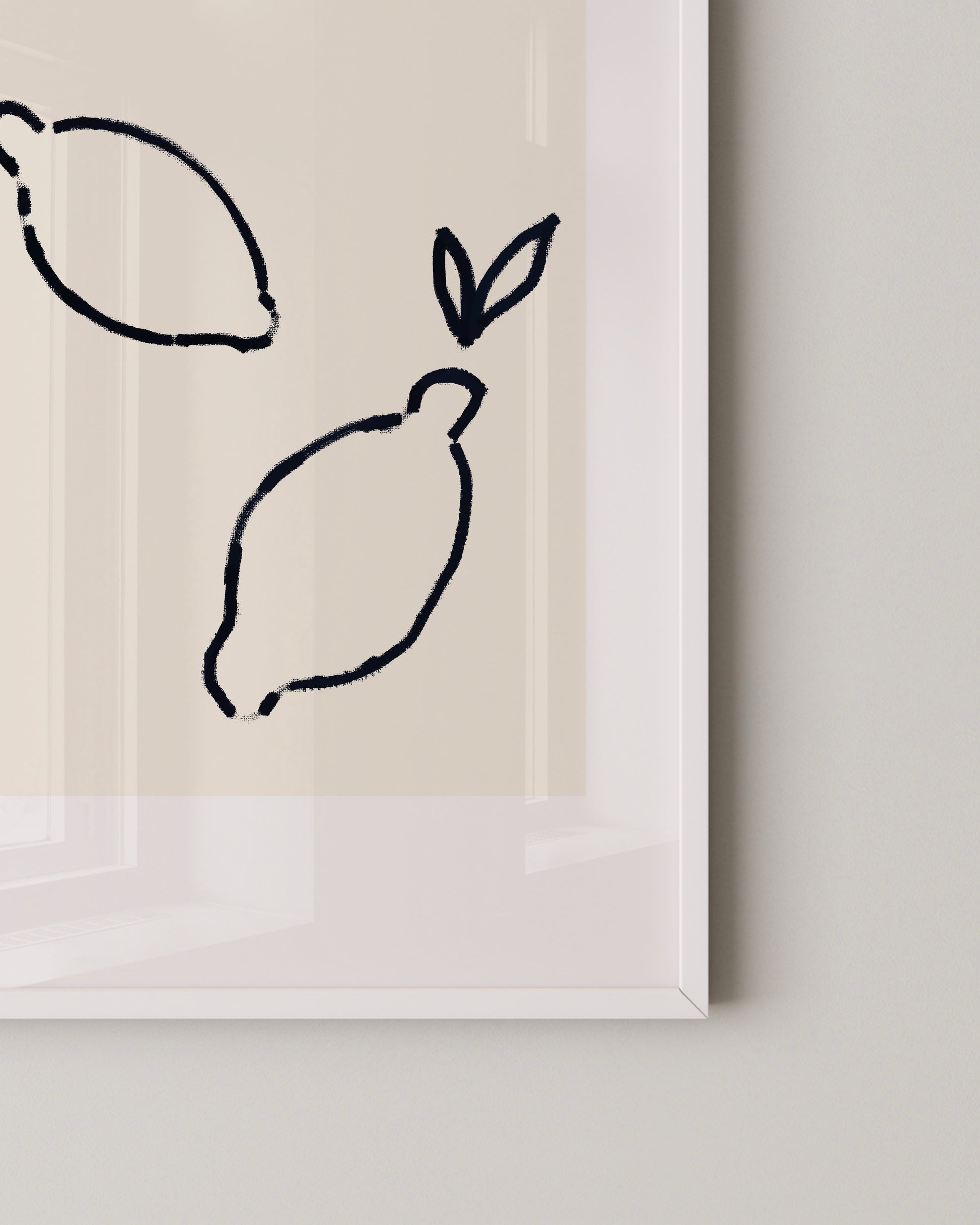 Lemon Doodle Print- Wall Art -Paperhus- Printable wall art - Instant downloads - DIY home decor -Paperhus