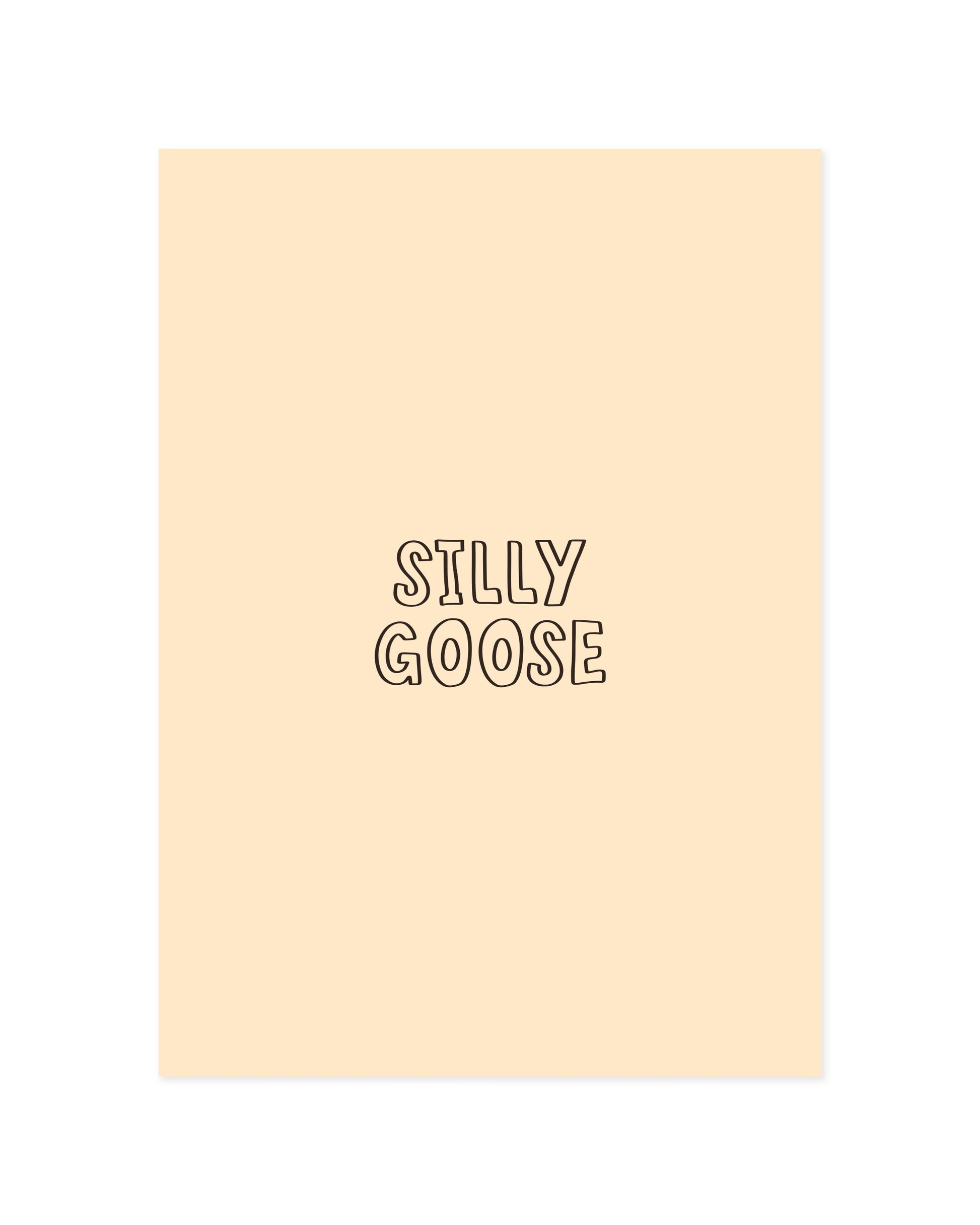 Silly Goose Printable Wall Art | Digital Download printable wall art by Paperhus