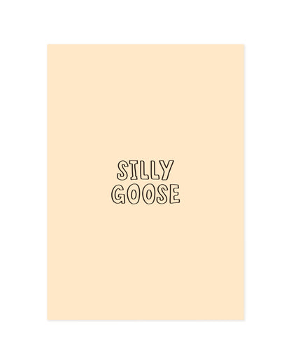 Silly Goose Printable Wall Art | Digital Download printable wall art by Paperhus