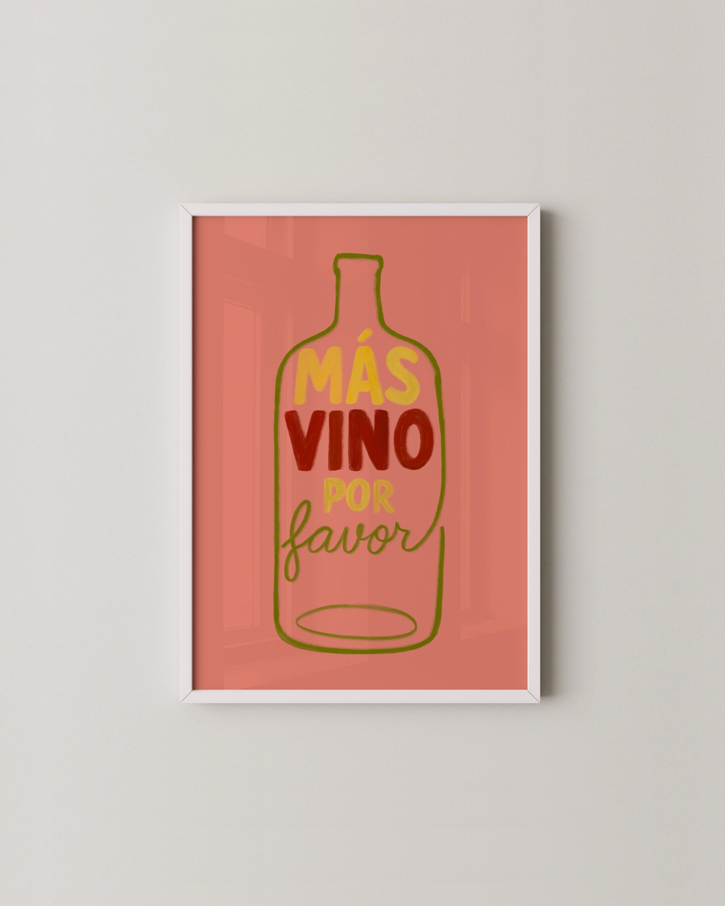 Más Vino Print- Wall Art -Paperhus- Printable wall art - Instant downloads - DIY home decor -Paperhus