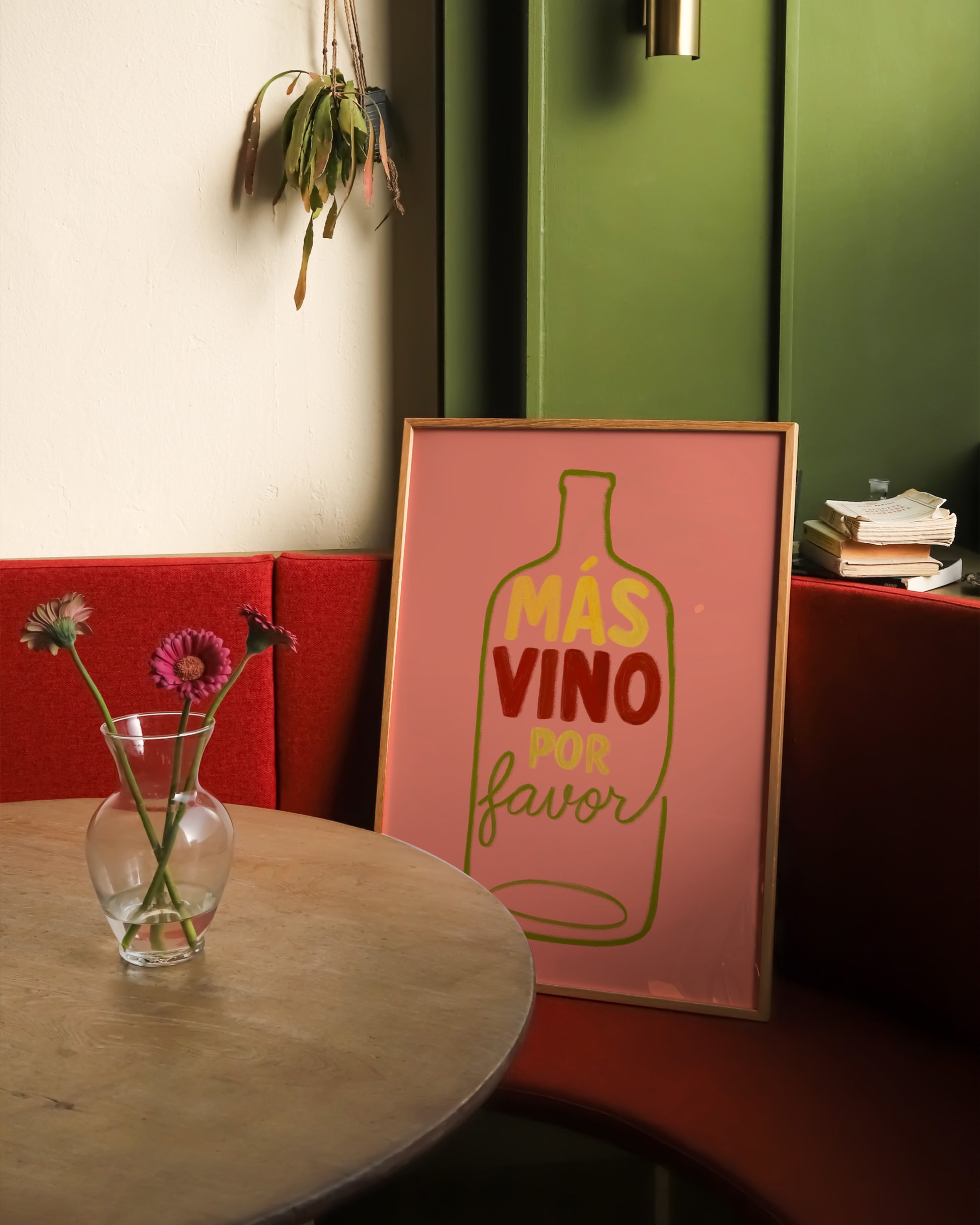Más Vino Print- Wall Art -Paperhus- Printable wall art - Instant downloads - DIY home decor -Paperhus