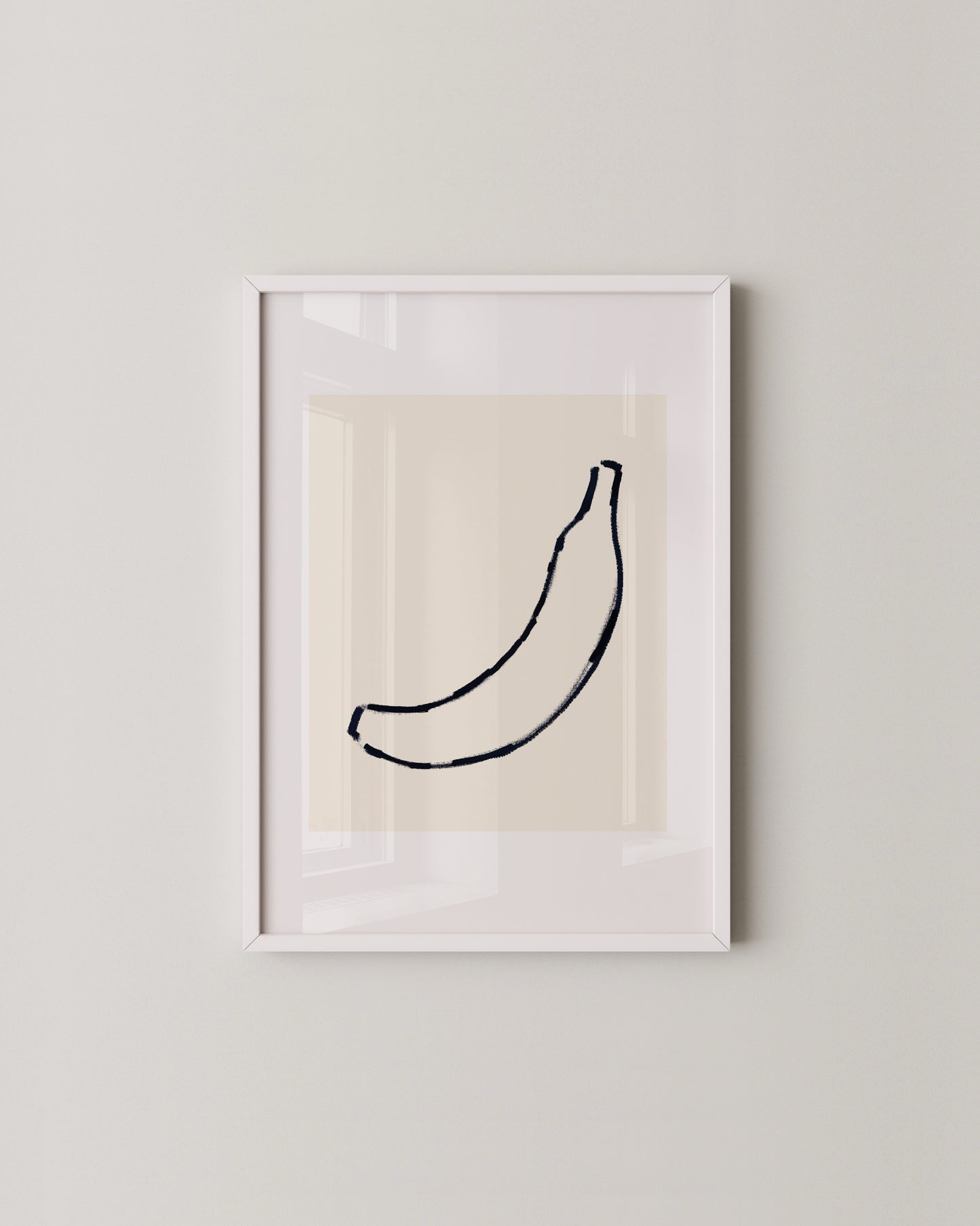 Banana Doodle Print- Wall Art -Paperhus- Printable wall art - Instant downloads - DIY home decor -Paperhus