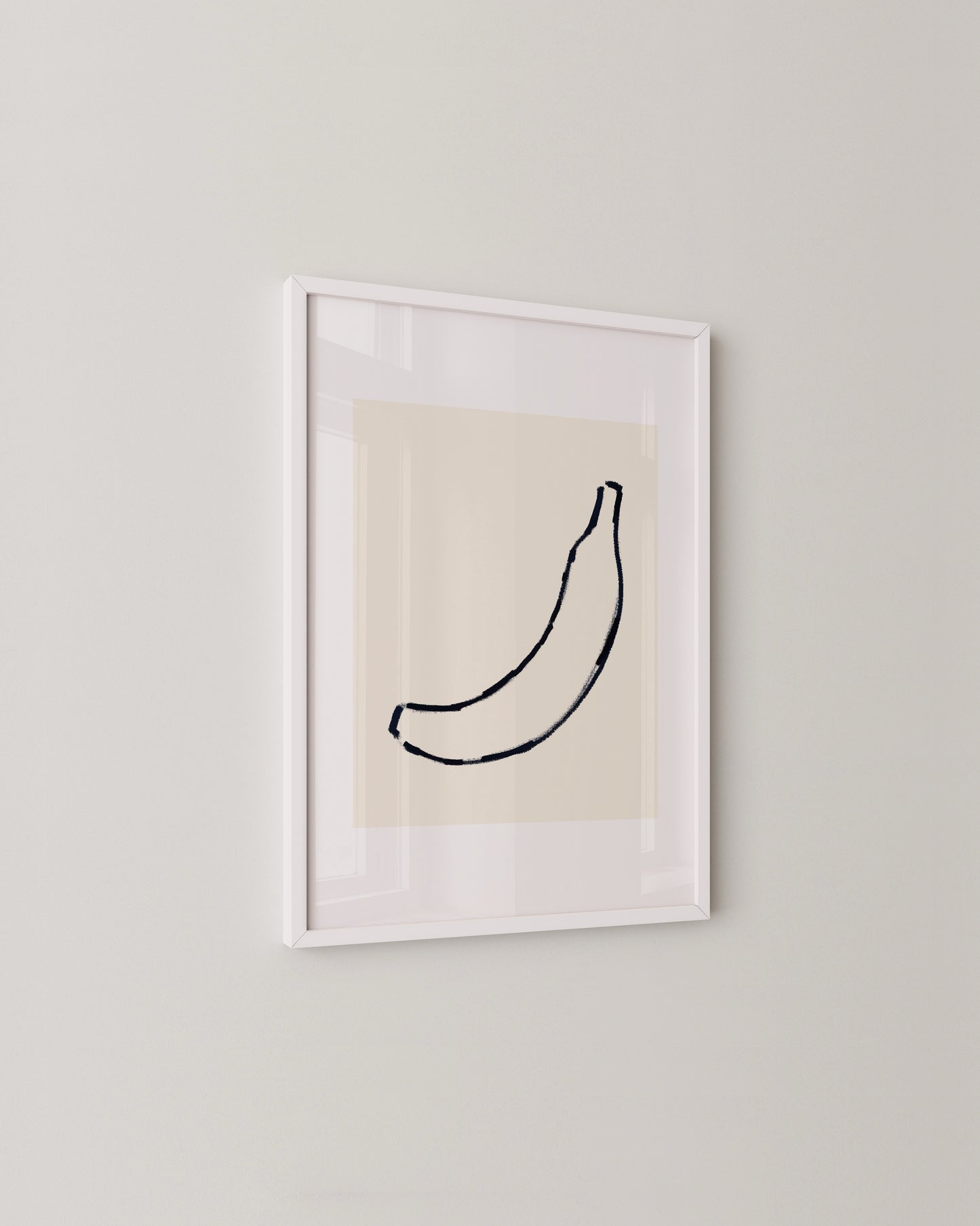 Banana Doodle Print- Wall Art -Paperhus- Printable wall art - Instant downloads - DIY home decor -Paperhus