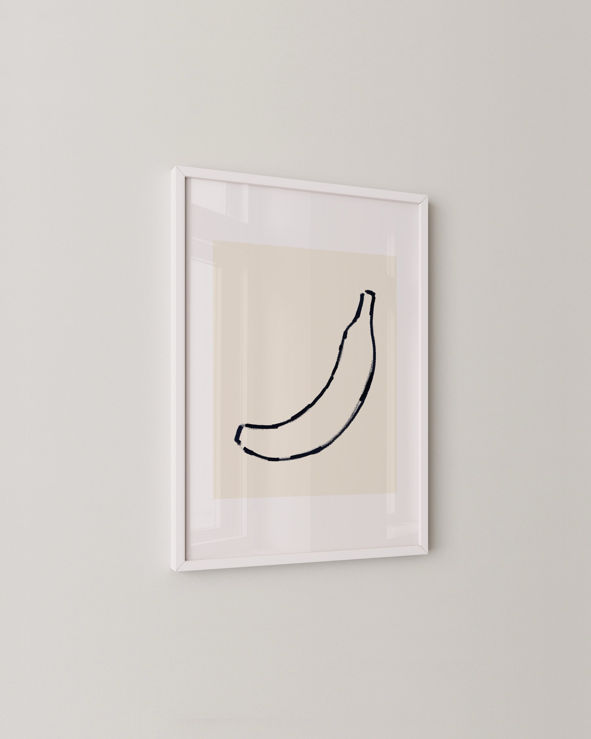 Banana Doodle Print- Wall Art -Paperhus- Printable wall art - Instant downloads - DIY home decor -Paperhus
