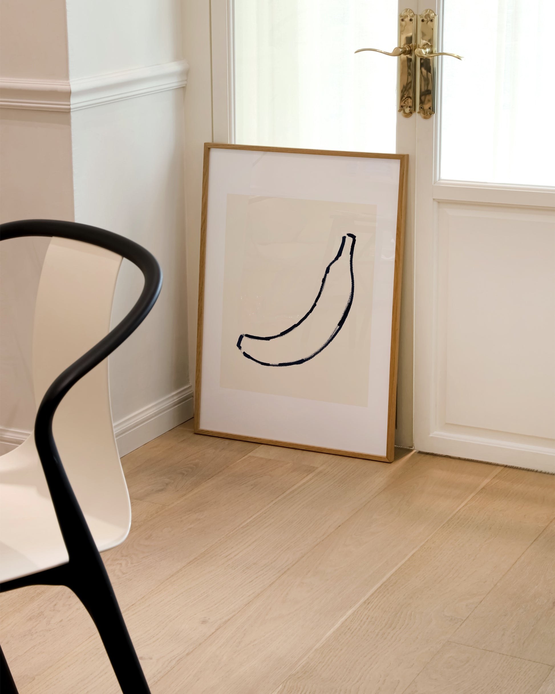 Banana Doodle Print- Wall Art -Paperhus- Printable wall art - Instant downloads - DIY home decor -Paperhus