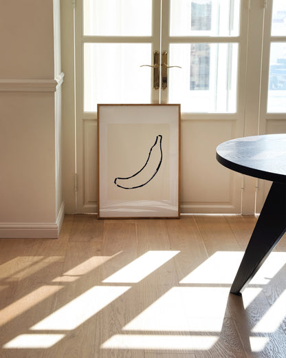 Banana Doodle Print- Wall Art -Paperhus- Printable wall art - Instant downloads - DIY home decor -Paperhus