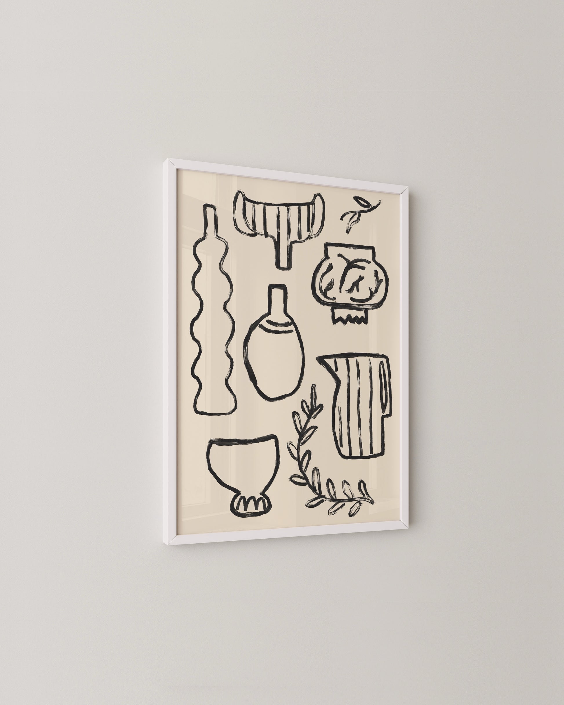 Ceramic Doodle Print- Wall Art -Paperhus- Printable wall art - Instant downloads - DIY home decor -Paperhus