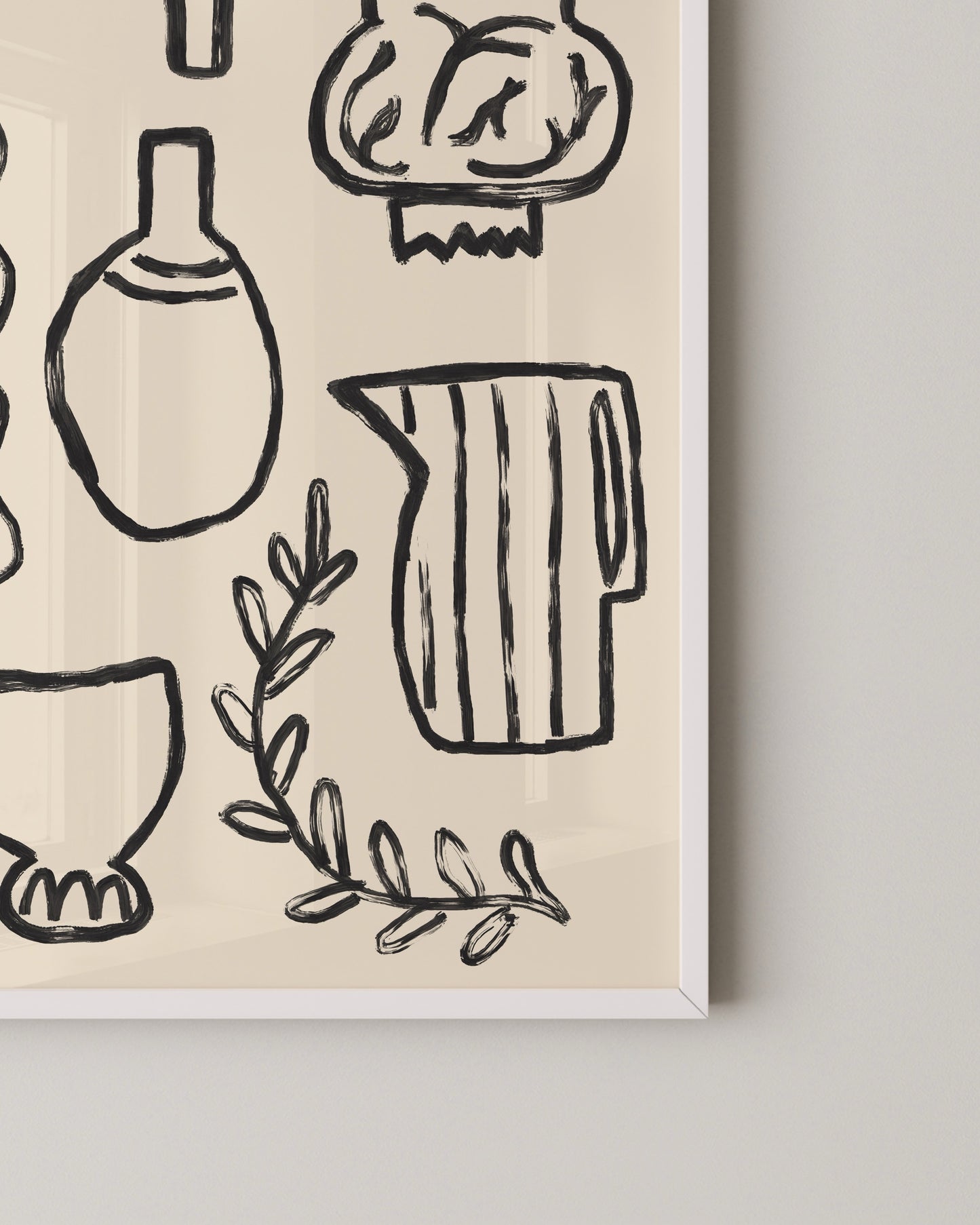 Ceramic Doodle Print- Wall Art -Paperhus- Printable wall art - Instant downloads - DIY home decor -Paperhus