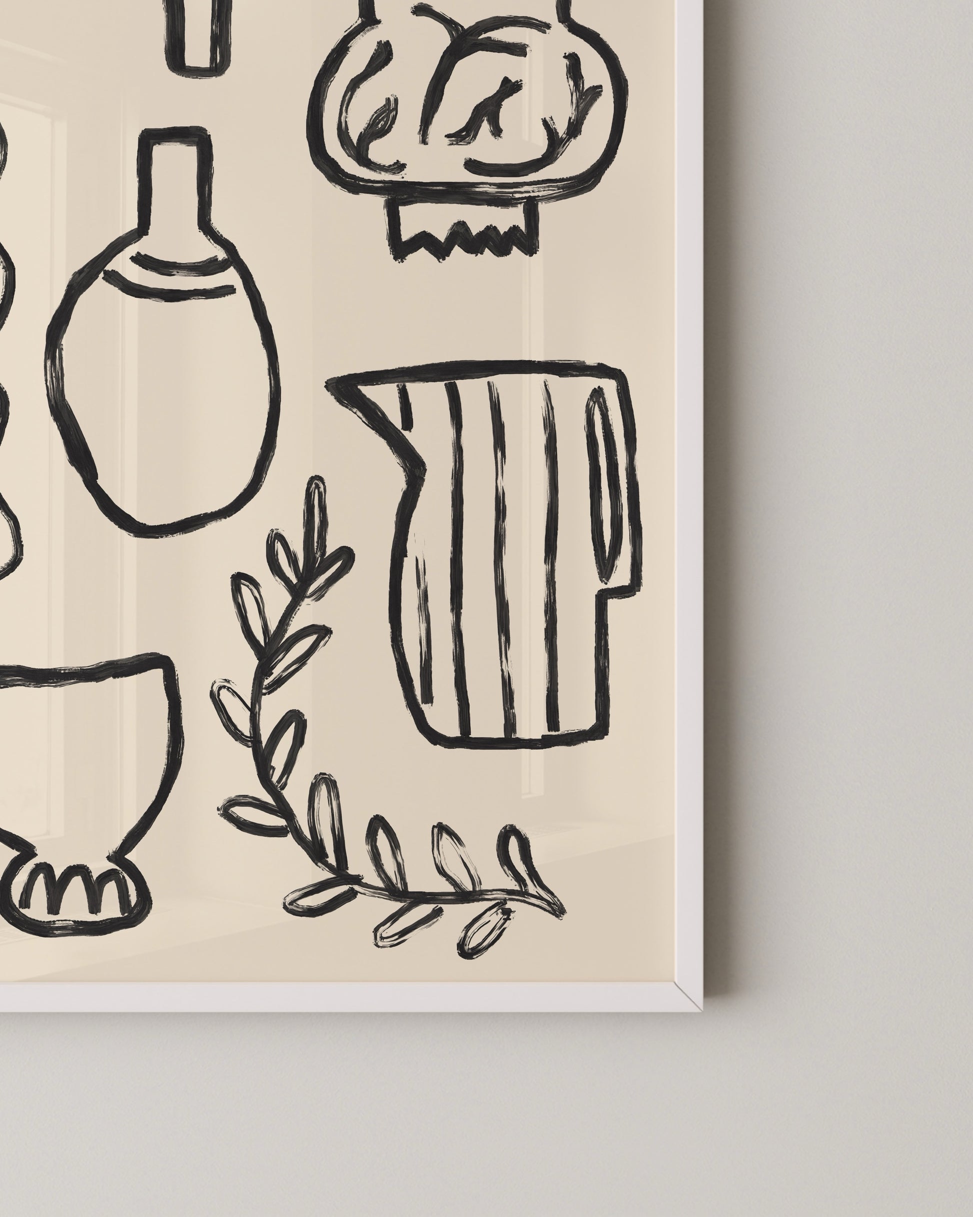 Ceramic Doodle Print- Wall Art -Paperhus- Printable wall art - Instant downloads - DIY home decor -Paperhus