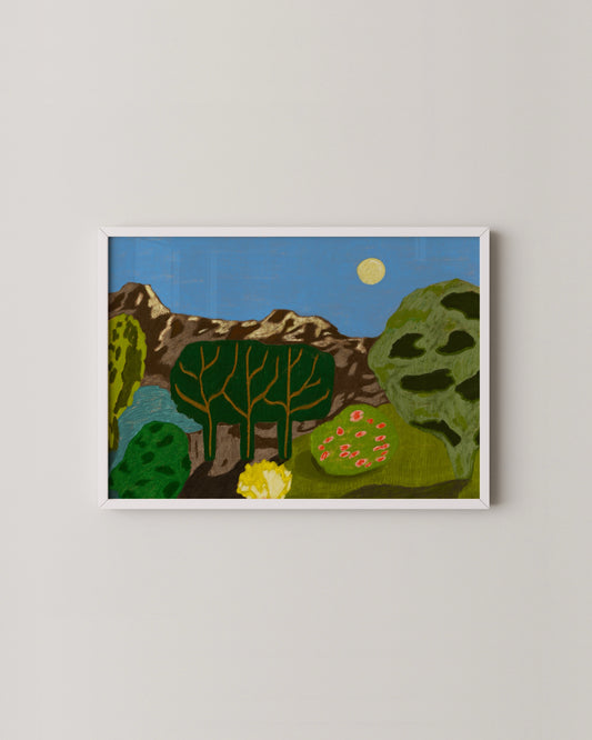 Pastel Landscape Print- Wall Art -Paperhus- Printable wall art - Instant downloads - DIY home decor -Paperhus