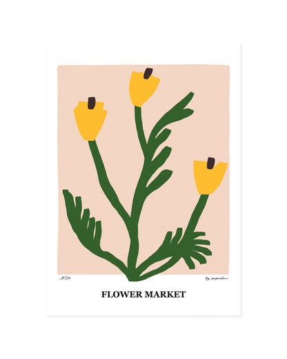 Flower Market Printable Wall Art | Digital Download printable wall art by Paperhus