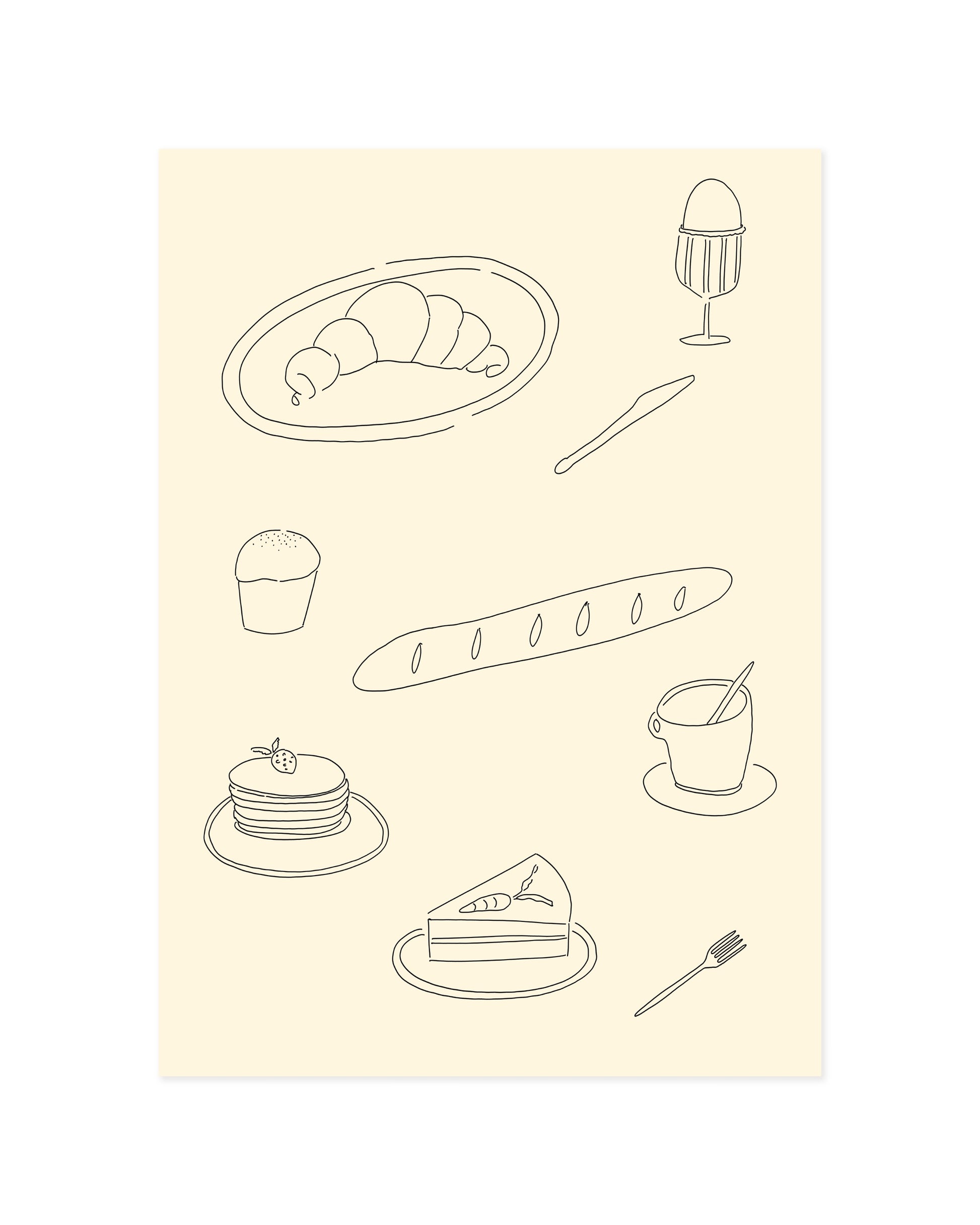 Line Art Illustration Printable Wall Art | Digital Download printable wall art by Paperhus