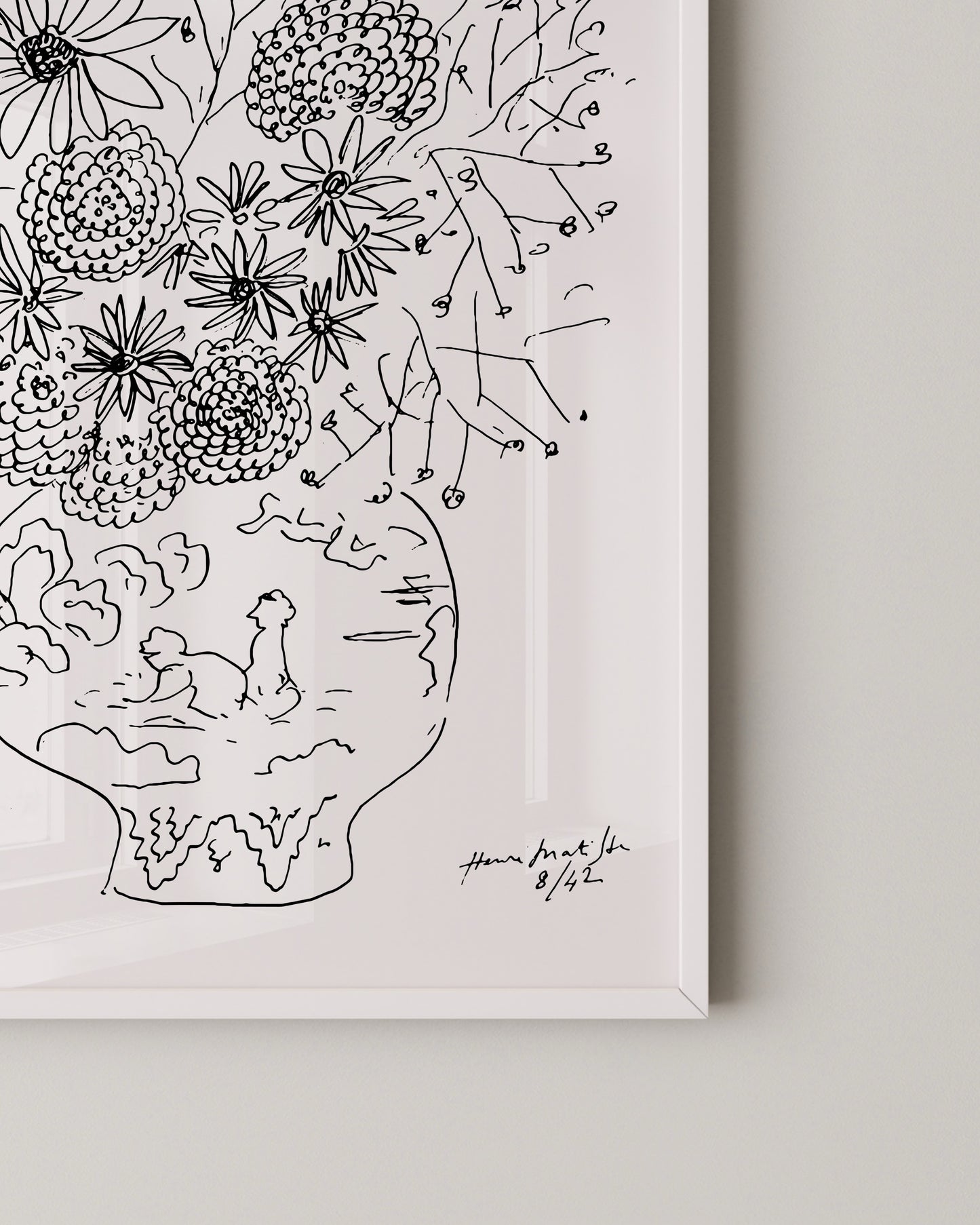 Vase Flowers Print- Wall Art -Paperhus- Printable wall art - Instant downloads - DIY home decor -Paperhus