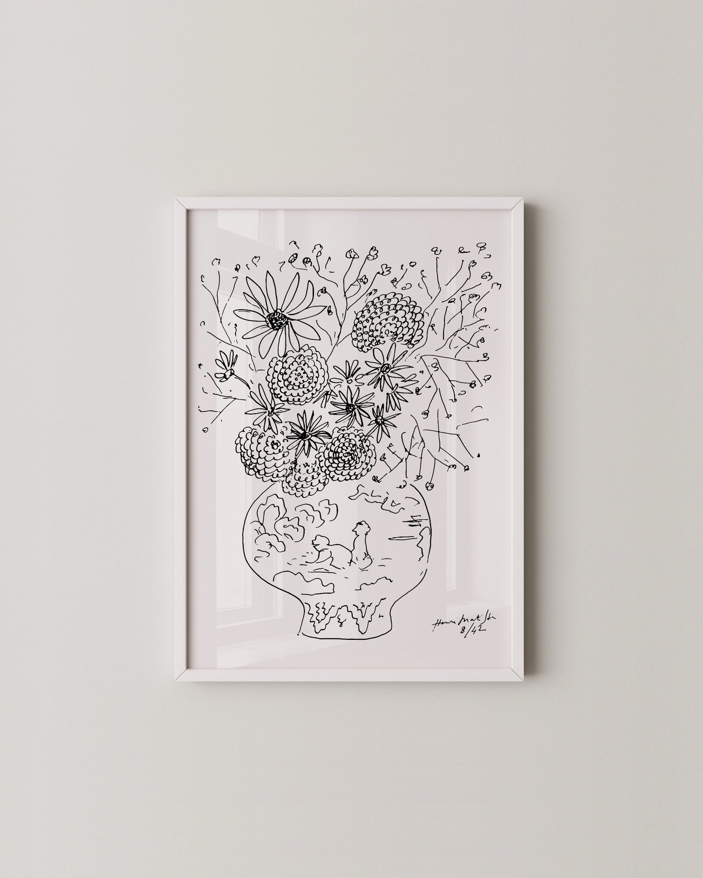 Vase Flowers Print- Wall Art -Paperhus- Printable wall art - Instant downloads - DIY home decor -Paperhus
