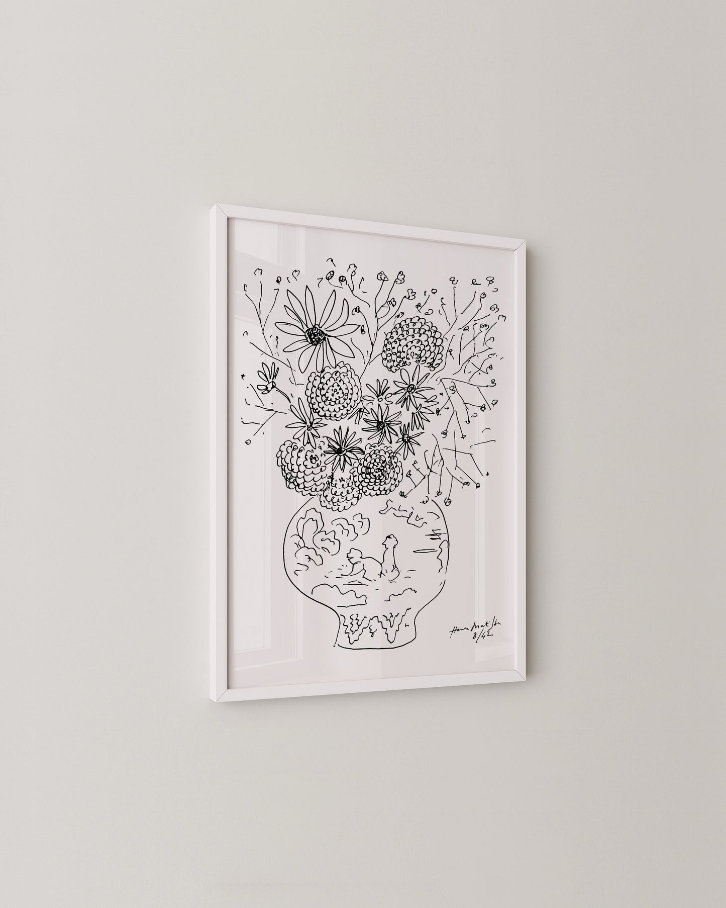 Vase Flowers Print- Wall Art -Paperhus- Printable wall art - Instant downloads - DIY home decor -Paperhus