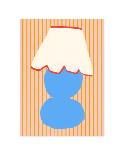 Retro Lamp Printable Wall Art | Digital Download printable wall art by Paperhus