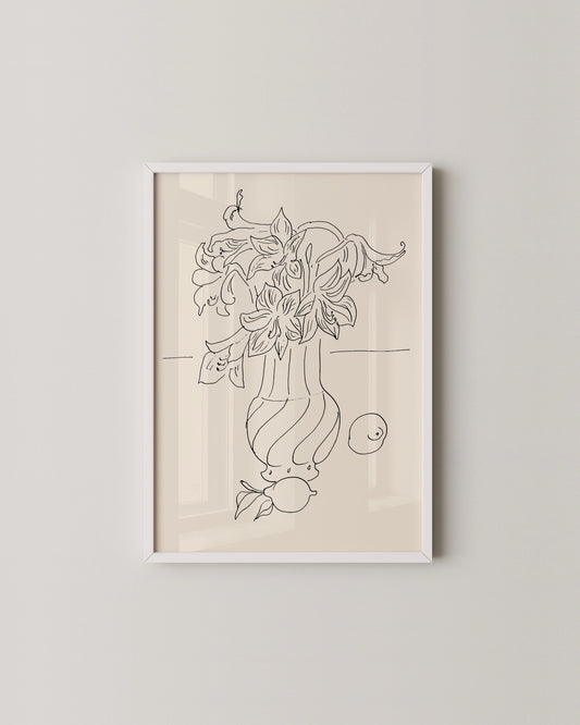 Matisse Vase Print- Wall Art -Paperhus- Printable wall art - Instant downloads - DIY home decor -Paperhus
