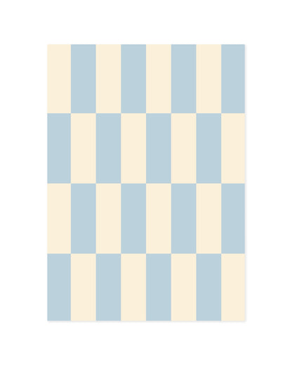 Blue Checkerboard Printable Wall Art | Digital Download printable wall art by Paperhus
