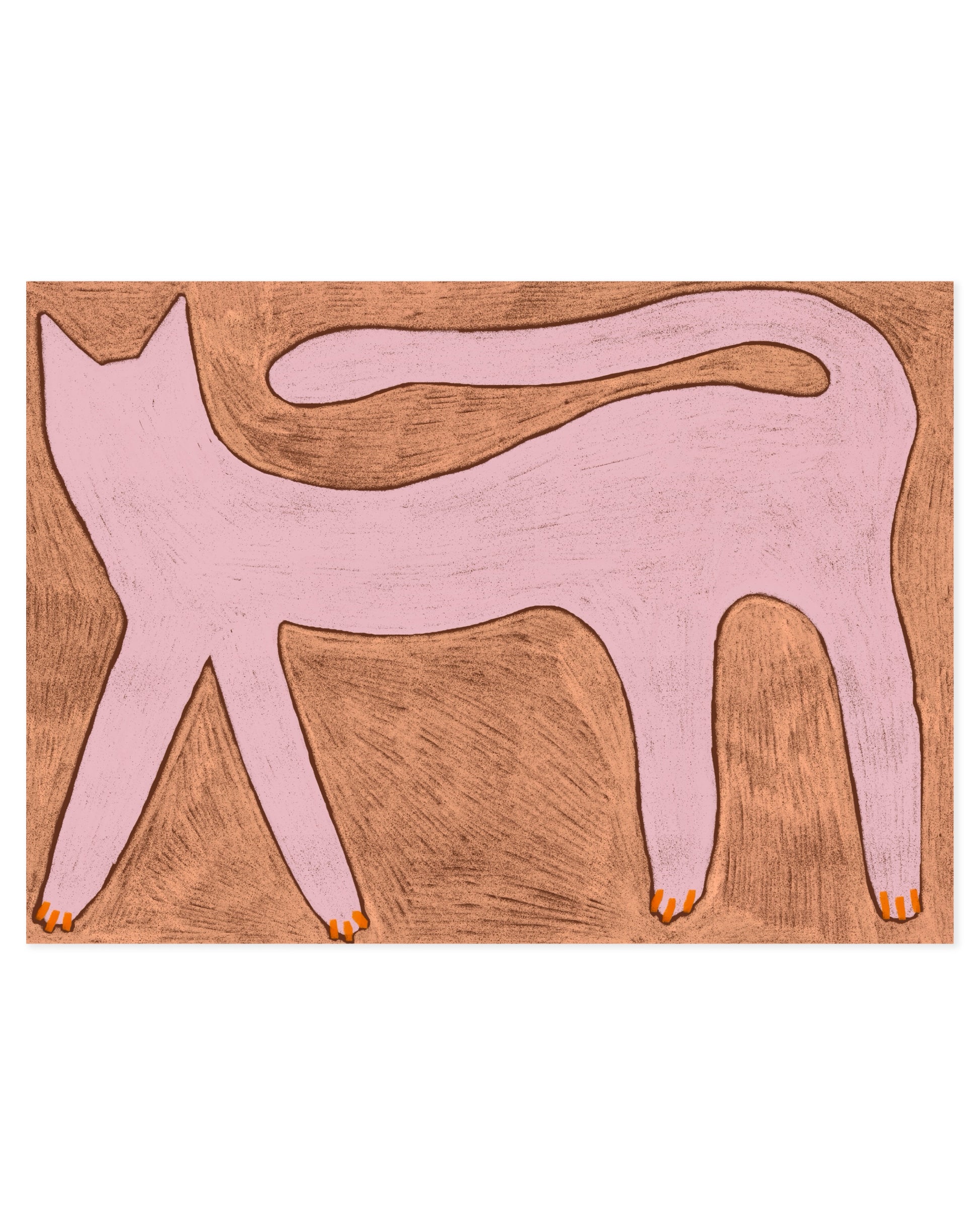 Cat Illustration Printable Wall Art | Digital Download printable wall art by Paperhus
