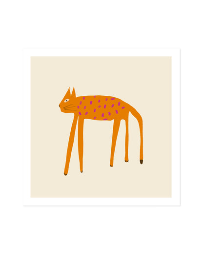 Cat Illustration Printable Wall Art | Digital Download printable wall art by Paperhus