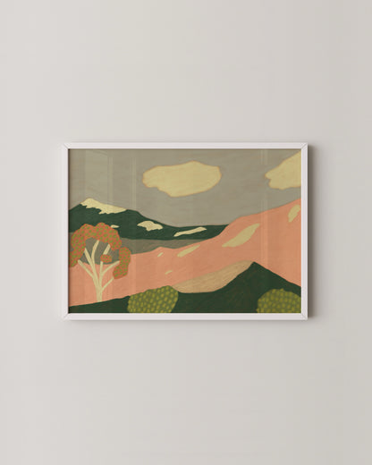 Pastel Landscape Print- Wall Art -Paperhus- Printable wall art - Instant downloads - DIY home decor -Paperhus