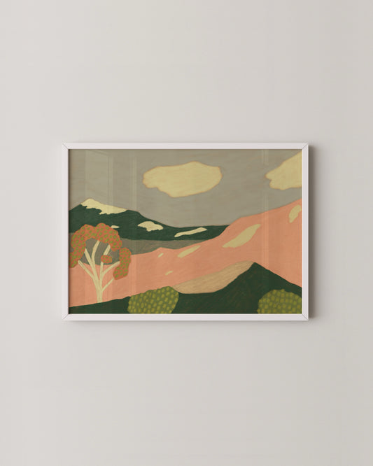 Pastel Landscape Print- Wall Art -Paperhus- Printable wall art - Instant downloads - DIY home decor -Paperhus