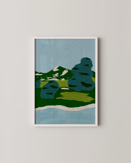 Pastel Landscape Print- Wall Art -Paperhus- Printable wall art - Instant downloads - DIY home decor -Paperhus