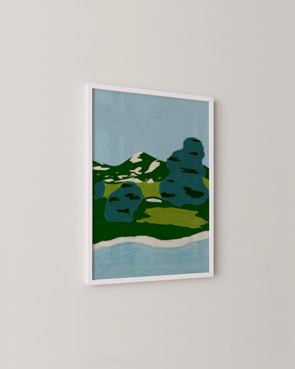 Pastel Landscape Print- Wall Art -Paperhus- Printable wall art - Instant downloads - DIY home decor -Paperhus