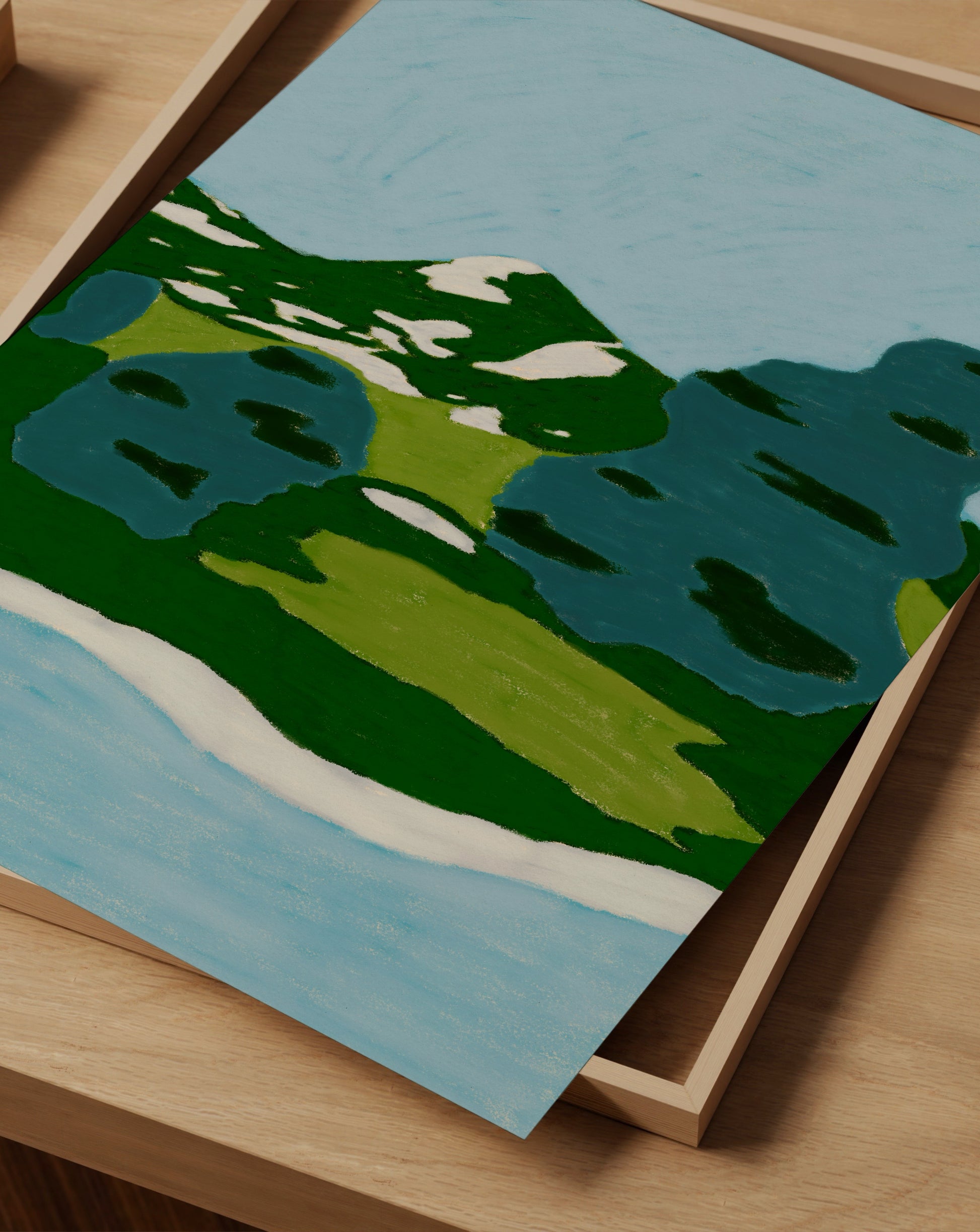 Pastel Landscape Print- Wall Art -Paperhus- Printable wall art - Instant downloads - DIY home decor -Paperhus